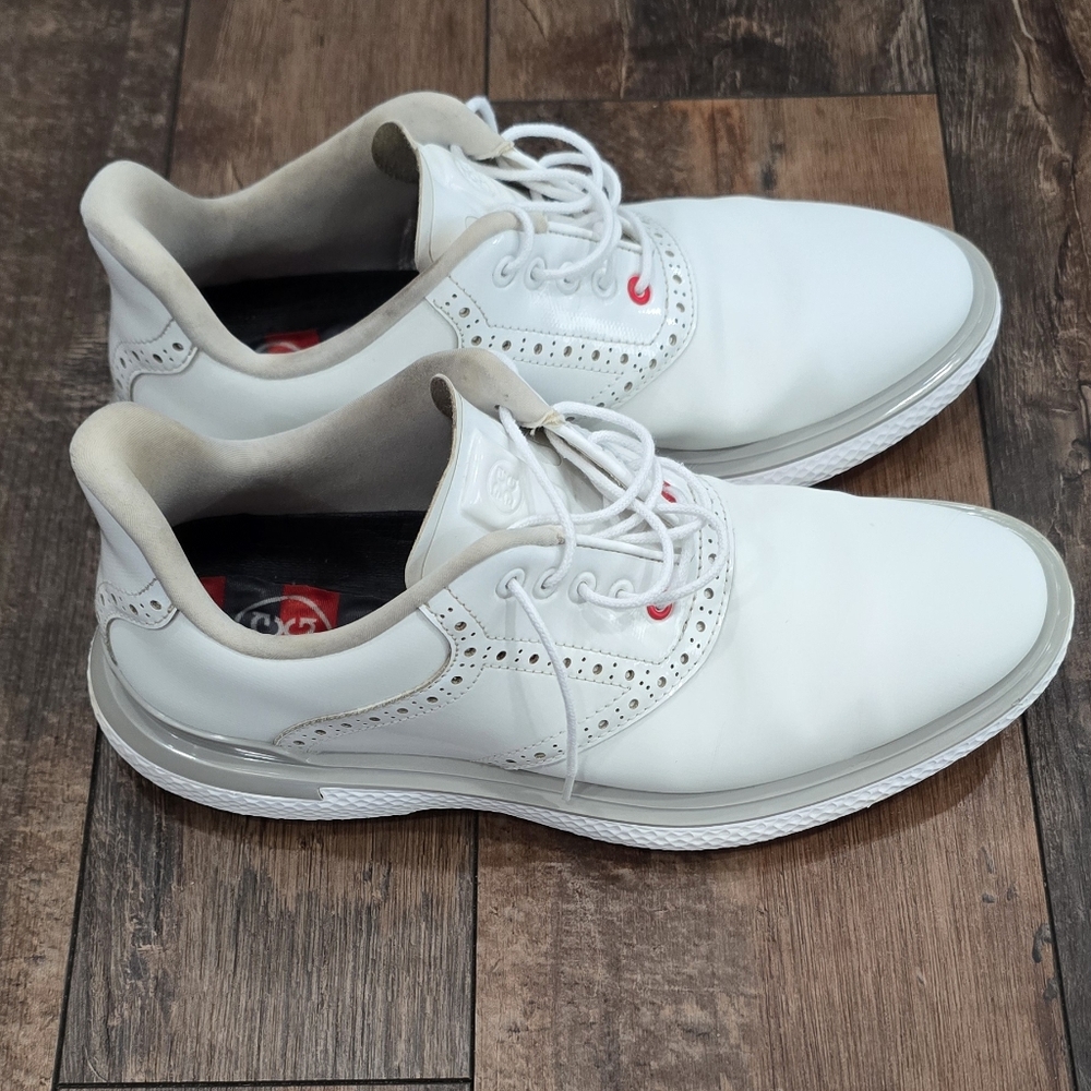 G/Fore MEN'S GALLIVAN2R G/LOCK SADDLE GOLF SHOE Size 9